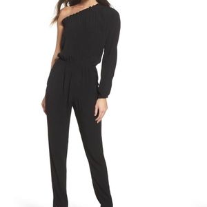 NWT Black one shoulder Jumpsuit.